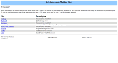 Desktop Screenshot of lists.danga.com